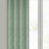 Zasłona gotowa Linda zielona 140 X 250 CM – naturalny splot