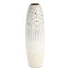 Wazon ceramiczny Andrea (03) biały 15 X 15 X 50 CM – na suszone kwiaty