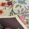 Obrus gobelinowy naturalny 100X100 – z wiosennym urokiem
