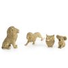 Figurka dekoracyjna ELDO szampańska 15 X 8 X 18 CM – do salonu i gabinetu