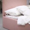 Tapicerowane Łóżko Dziecięce Stitch Jodełka Box Texti - Elegancja i Pojemna Skrzynia