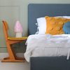 Tapicerowane Łóżko Dziecięce Redu Kids Box Texti - Elegancja z Lamówką i Skrzynią