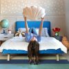 Łóżko Tapicerowane Rosnące Dziecięce Redu Kids Legs Texti