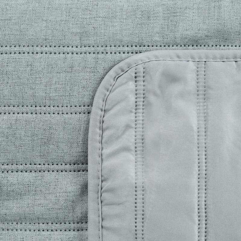 Narzuta Selen szałwiowa 210 X 170 CM – imitacja lnu