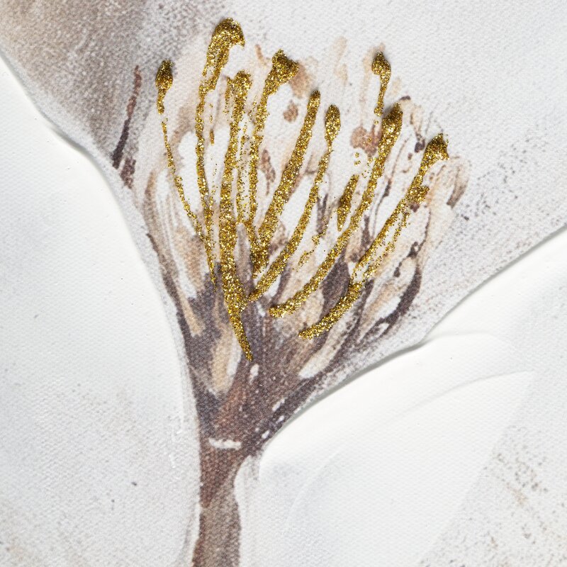 Obraz ręcznie malowany magnolie kremowy 100 X 70 CM – subtelny urok natury