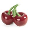 Figurka ceramiczna Simon czerwona 16 X 9 X 14 cm – barwny akcent