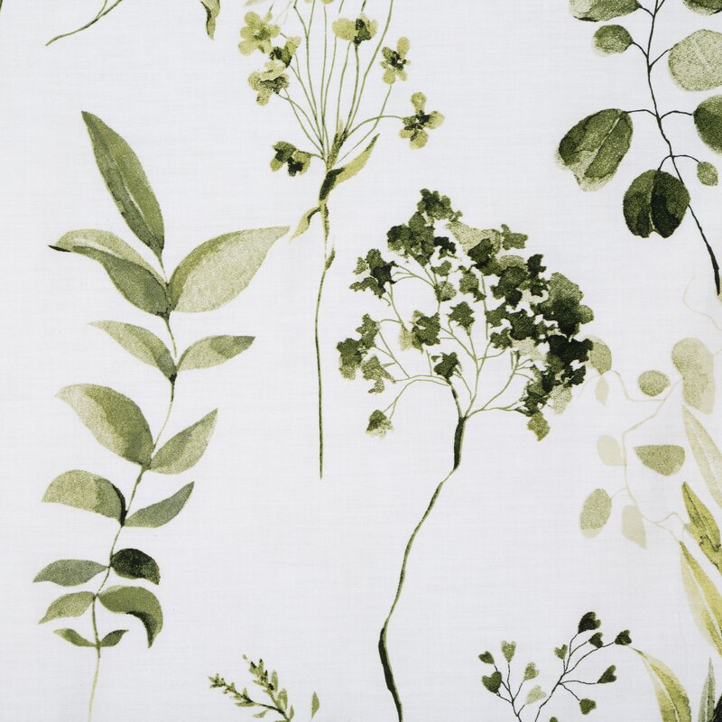 Pościel satynowa Spring105 oliwkowa 220 X 200 CM – miękka i świeża