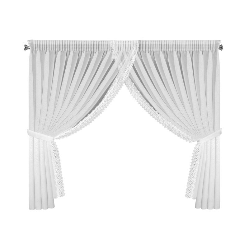 Firana gotowa Hestia 1 biała 400 X 160 CM – rozjaśnia wnętrze