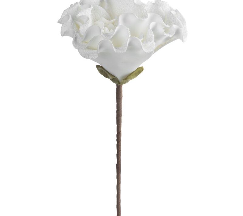 Kwiat dekoracyjny Flore 836 biały O 20 X 65 CM – samodzielna ozdoba
