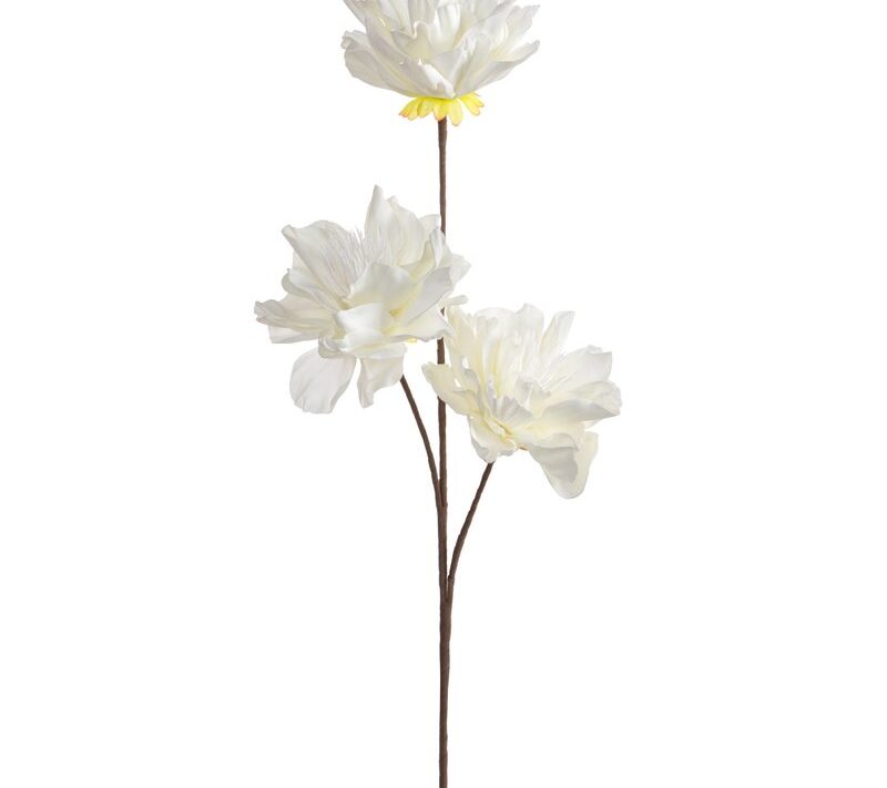 Kwiat dekoracyjny Flore 852 biały O 13 X 63 CM – rozświetla wnętrze