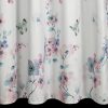 Zasłona gotowa Flora biała w róże 140X250 – łatwa w pielęgnacji