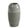 Wazon ceramiczny Viki biały O 13 x 30 cm – na stół i komodę