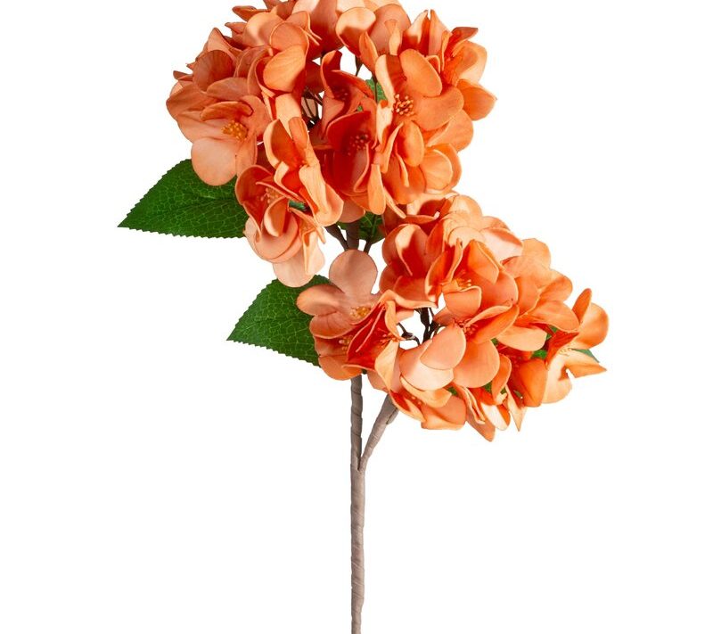 Kwiat dekoracyjny Flore pomarańczowy O 25 X 50 cm – ożywia każdą przestrzeń