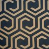 Zasłona gotowa D91 Juliet grafitowa 140 X 250 CM – geometryczny wzór