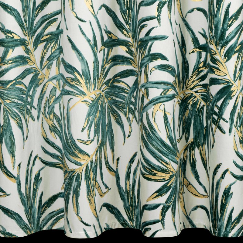 Zasłona gotowa Alena biała 140 X 250 cm – welwetowy połysk