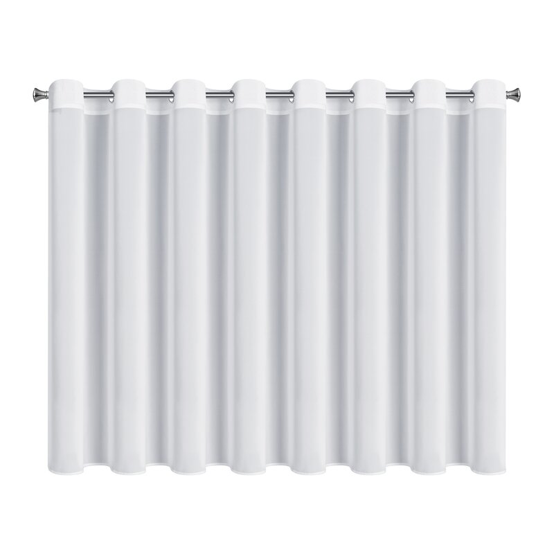 Firana gotowa Dalia biała 350 X 150 cm – rozjaśnia wnętrze