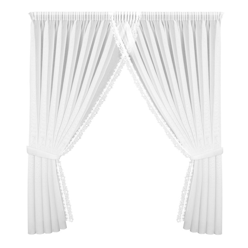 Firana gotowa Artemida 1 biała 400 X 250 cm – rozświetla wnętrze