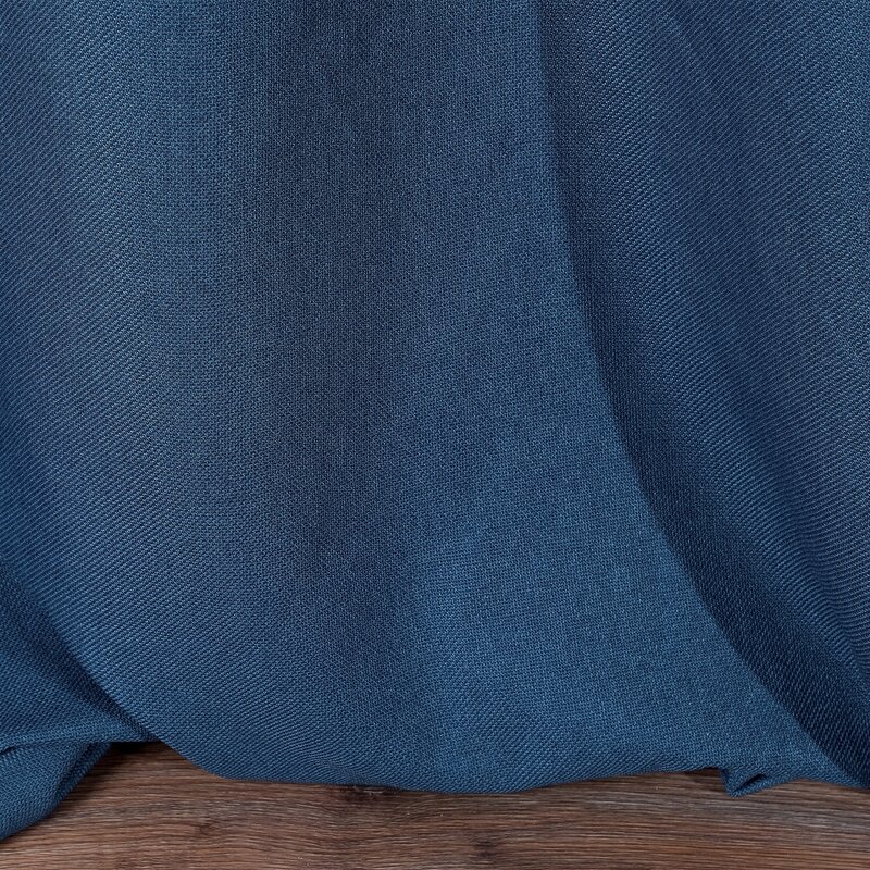 Zasłona gotowa Meltem granatowa 140 X 250 cm – gotowa do zawieszenia