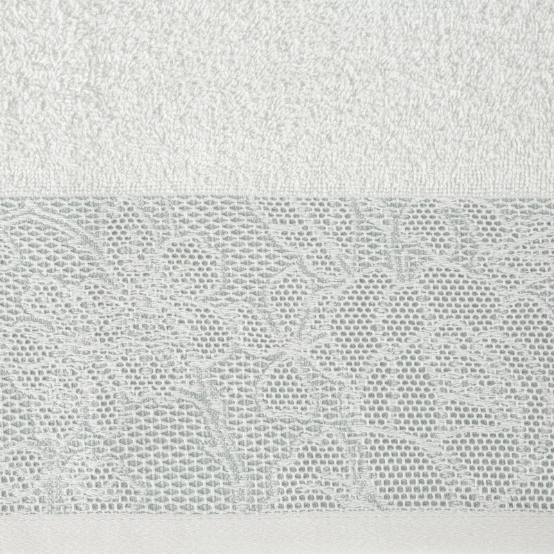 Ręcznik żakardowy Tulia biały 70 X 140 cm – miękki i chłonny