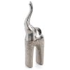 Figurka ceramiczna Laila srebrna 12 X 7 X 35 CM – wyrafinowany akcent