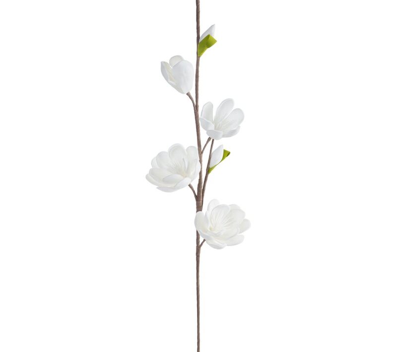 Kwiat dekoracyjny Flore 842 biały O 12 X 82 CM – rozświetla przestrzeń