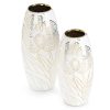 Wazon ceramiczny Glen biały O 14 X 30 CM – na kwiaty i dekoracje