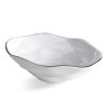 Misa dekoracyjna Boni biała 30 X 19 X 9 CM – do nowoczesnych wnętrz