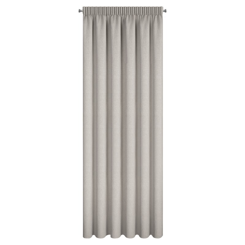 Zasłona gotowa Zoey beżowa 140 X 270 CM – 100% zaciemnienia