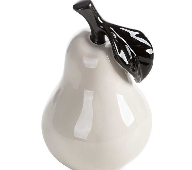 Figurka ceramiczna Simon kremowa 12 X 12 X 19 cm – do nowoczesnych wnętrz
