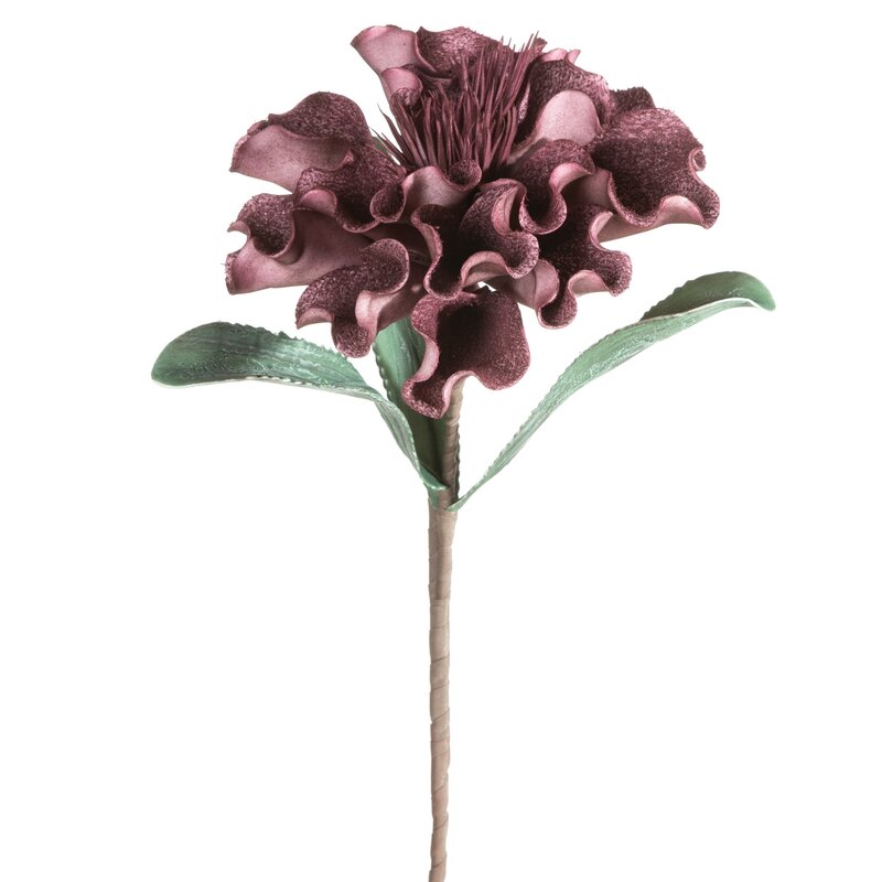 Kwiat dekoracyjny Flore ciemnofioletowy O 30 X 75 CM – głębia koloru