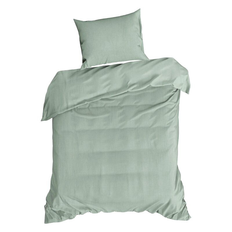 KOMPLET POŚCIELI MUSLIN 160 X 200 CM SZAŁWIOWY