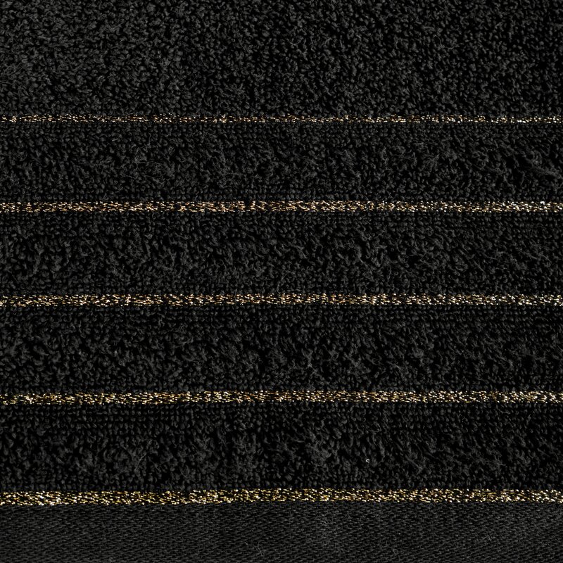 Ręcznik Zero Twist Nadine czarny 70 X 140 cm – miękki i chłonny