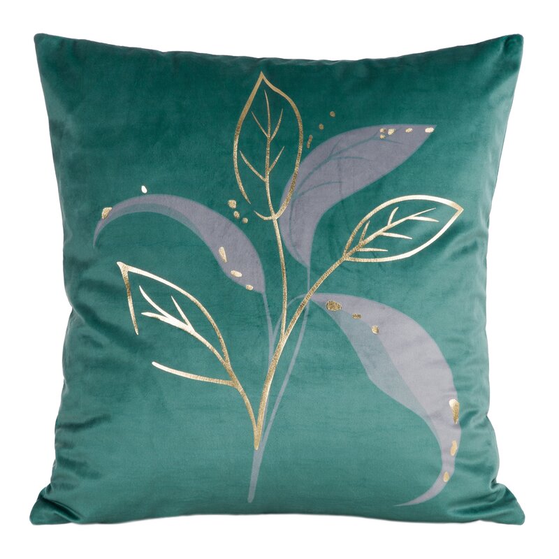 Poszewka welwetowa GARL turkusowa 45 X 45 CM – miękka i aksamitna