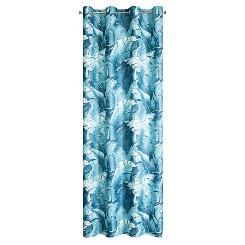 Zasłona gotowa Lizbona niebieska 140 X 250 cm – zapewnia półmrok