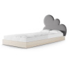 Rosnące Łóżko Dziecięce Chmurka Cloud Legs Basic - Przypodłogowe z Zagłówkiem Chmurką
