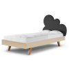 Rosnące Łóżko Dziecięce Chmurka Cloud Legs Basic - Przypodłogowe z Zagłówkiem Chmurką