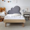 Rosnące Łóżko Dziecięce Chmurka Cloud Legs Basic - Przypodłogowe z Zagłówkiem Chmurką