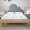 Rosnące Łóżko Dziecięce Chmurka Cloud Legs Basic - Przypodłogowe z Zagłówkiem Chmurką