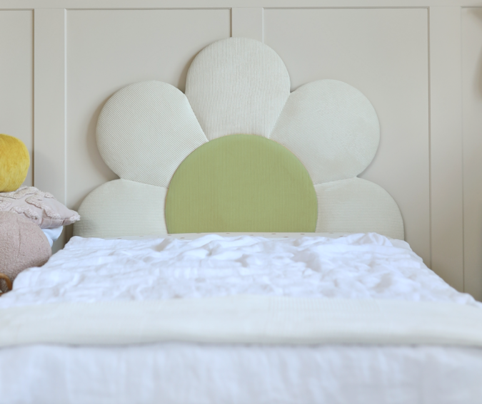 Łóżko Podłogowe Dziecięce Daisy Stokrotka Legs Basic - Kwiatowy Design Rośnie Razem z Dzieckiem