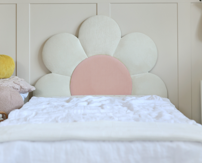 Łóżko Podłogowe Dziecięce Daisy Stokrotka Legs Basic - Kwiatowy Design Rośnie Razem z Dzieckiem