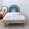 Rosnące Łóżko Dziecięce Rainbow Tęcza Legs Basic - Bajkowy Design z Tęczowym Zagłówkiem
