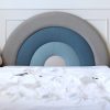 Łóżko Dziecięce Tęcza Double Bed - Podwójne Łóżko Tapicerowane Z Wysuwaną Szufladą Spania