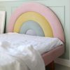 Tapicerowane Łóżko Dziecięce Rainbow Tęcza Legs Texti - Rosnące