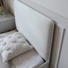 Tapicerowane Łóżko Dziecięce Redu Kids Box Texti - Elegancja z Lamówką i Skrzynią