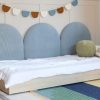Rosnące Łóżko Dziecięce Sofa Legs Basic - Przytulna Sofa z Tapicerowanymi Panelami