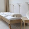 Rosnące Łóżko Dziecięce Sofa Legs Basic - Przytulna Sofa z Tapicerowanymi Panelami