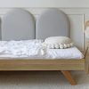 Rosnące Łóżko Dziecięce Sofa Legs Basic - Przytulna Sofa z Tapicerowanymi Panelami