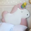 Łóżko Dziecięce Unicorn Box Basic - Łóżko Z Pojemnikiem I Zagłówkiem W Kształcie Jednorożca