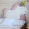Łóżko Dziecięce Unicorn Legs Texti - Rosnące Łóżko Z Tapicerowaną Ramą I Motywem Jednorożca