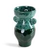 Wazon ceramiczny Rita biały O 11 X 35 cm – na kwiaty i kompozycje